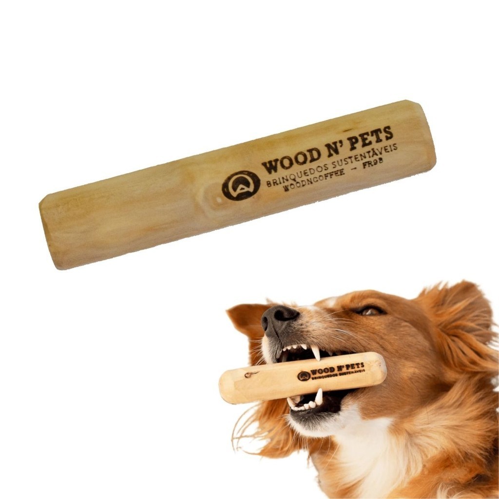 Mordedor De Madera Para Perros - 2 Unidades De Barritas De Café, Resistentes Para Masticadores Agresivos Y Cachorros En Dentición