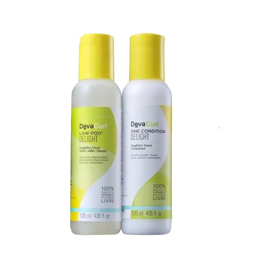 Kit Deva Curl Delight - Shampoo Low Poo e Condicionador One Condition ...