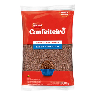 Granulado Macio Confeiteiro 1,05kg - Harald Para Brigadeiros, Bolos, Sorvetes, Açai