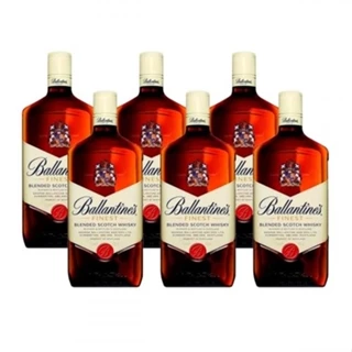 Whisky Escocês Ballantines Finest 1 Litro Caixa com 6 unidades