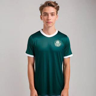 Camisa Palmeiras Retrô 1914 II Verde Infantil Juvenil