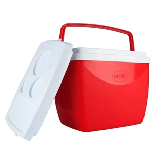 Caixa Térmica Mor 18L Vermelho em Oferta na Shopee