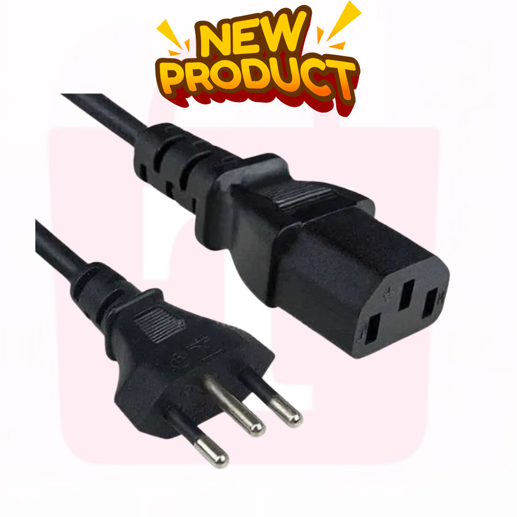 Cabo Força Tripolar Para Fonte Cpu Monitor Pc 1,8 M Inmetro