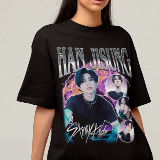 Camiseta Camisa Unissex Kpop Han Jisung Stray Kids | Shopee Brasil