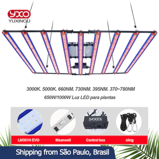 Meanwell driver 1000W espectro completo LED Crescem De Luz SamsungLM301H EVO Luzes De Plantas Internas