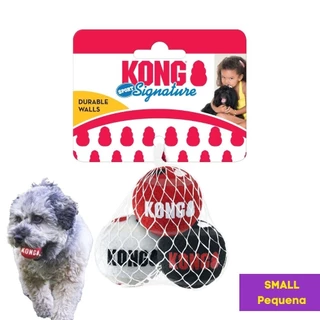 Kong Signature Sport Bolinha Para Caes Com 3 Unidades Tamanho P