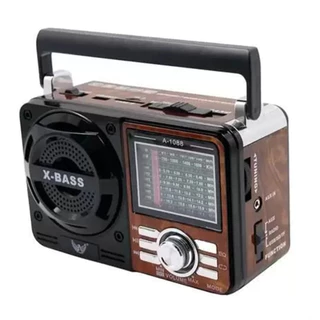 Rádio Retrô Vintage Portátil A Pilha E Tomada Am Fm Sw Pendrive Com Sd Usb lanterna em Oferta na Shopee