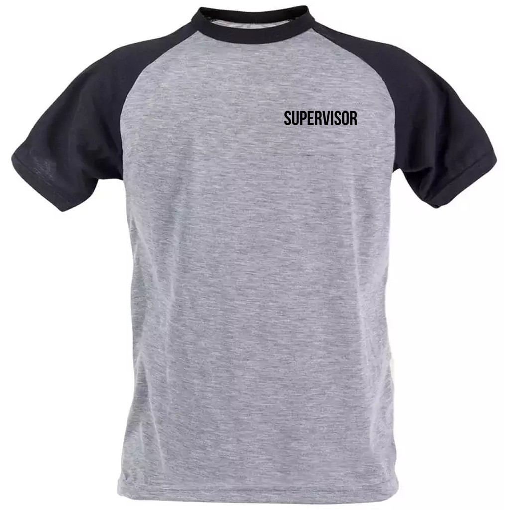 Camiseta supervisor supervisão uniforme de trabalho