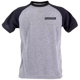 Camiseta supervisor supervisão uniforme de trabalho