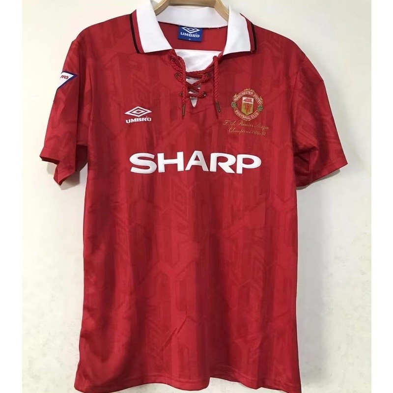 Manchester United 1992 94 Home [Vintage] S-2XL Camiseta Jersey De