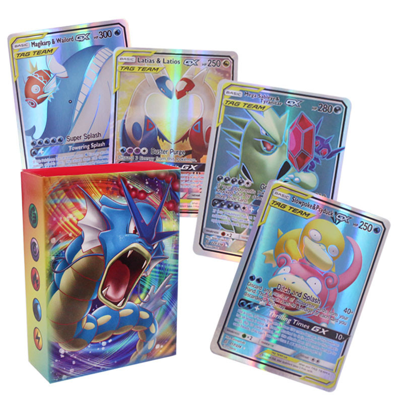 60Pcs Inglês Pokemon Energy Cards Trainer Battle Booster Brilhante Jogo