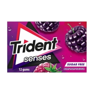 Chiclete Trident Senses Frutas Vermelhas 23g - Importado