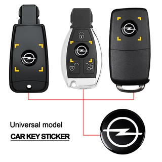 Autocolantes Com Chave De 14mm Controle Logotipo Decalques Para Opel Astra j Insignia g Corsa Zafira b Mokka Vivaro Meriva