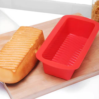 Forma De Silicone Para Pão Assadeira De Pao Retangular Antiaderente Cozinha Confeitaria Bolo Torta Pudim