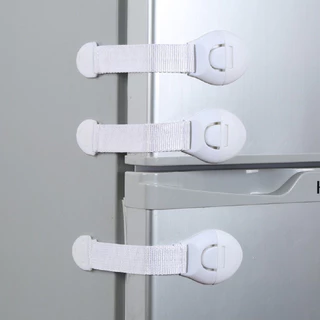 Kit 10 Travas de Gaveta Dobravel Comoda escrivaninha Seguranca Protetor Infantil Bebe