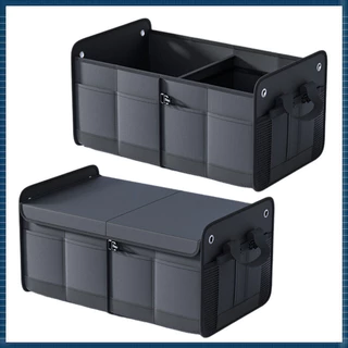Ma 60L Organizador De Porta-Malas Para Carros , Armazenamento De SUV Dobrável Acessórios Múltiplos Compartimentos Dobráveis À Prova D'água