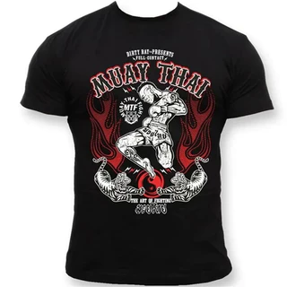 Muay Thai Camiseta Gráfica Homens Moda De Verão Quick Dry Tee Running Gym Sport Manga Curta Boxe Camisetas De Luta Livre Vestuário Top