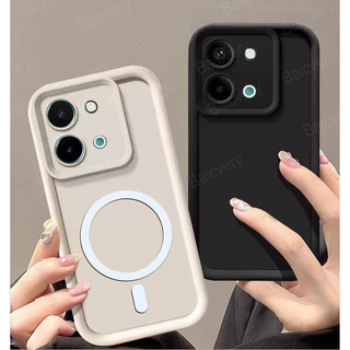 Para Redmi 15C 4G 5G/POCO C85 Capa TPU De Alta Qualidade Com Adesivo Magnético Autoadesivo
