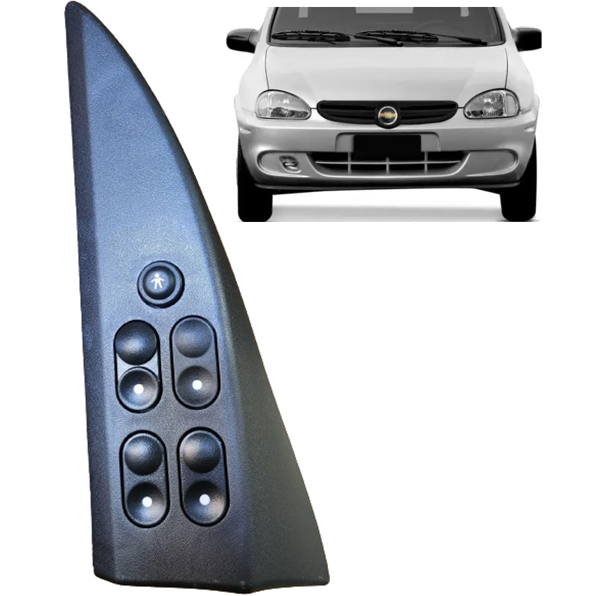 Botão Vidro Elétrico Corsa Classic Quadruplo