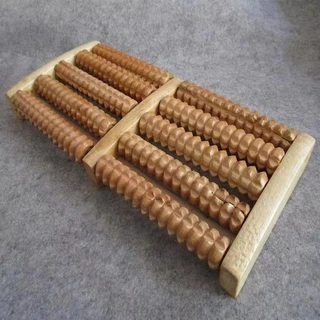 Massageador Pés De Madeira Terapia Relaxante Anti-stress em Oferta na Shopee