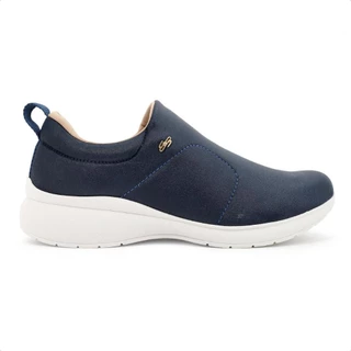 Tênis Usaflex Elastano Feminino Marinho / Bege	100% Original Com Nota Fiscal e Garantia em Oferta na Shopee