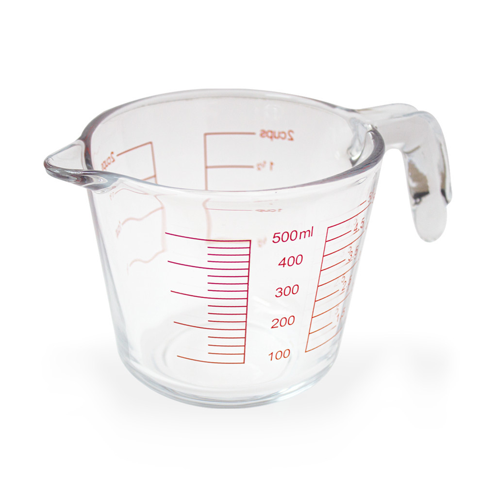 Jarra Medidora Em Vidro Com Alça 500ml