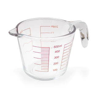 Jarra Medidora Em Vidro Com Alça 500ml