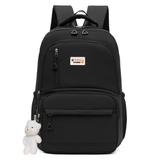 Mochila Escolar Com Estojo De Grande Capacidade Para Estudante Feminina Nylon Impermeavel 25508