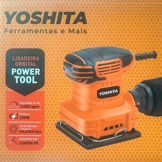 Lixadeira Orbital Profissional 1/4 de Lixa 250W - Yoshita - 110V