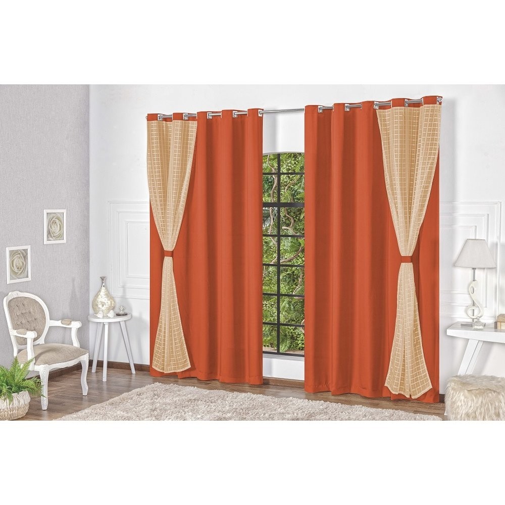 Cortina Royale Corten - 2m | Shopee Brasil