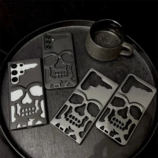 Capinha Capa Para S23 Ultra Case Esqueleto Premium Protetor Caveira