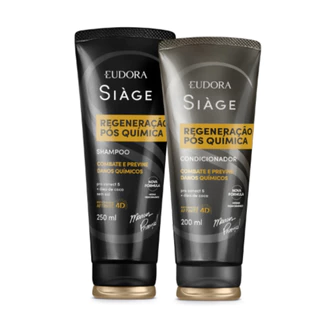 Combo Siàge Regeneração Pós Química: Shampoo + Condicionador - Eudora