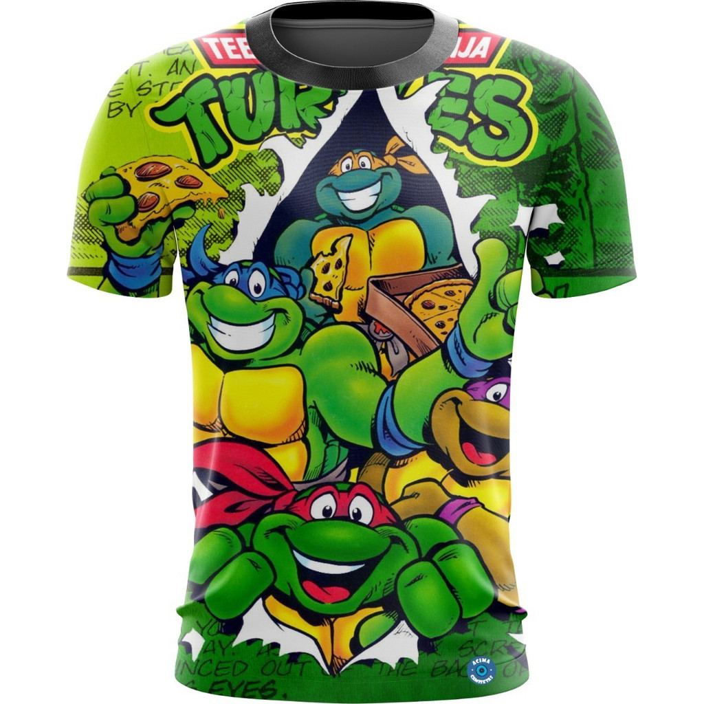 Camiseta Tartarugas Ninjas Desenhos Enviamos Hoje | Shopee Brasil