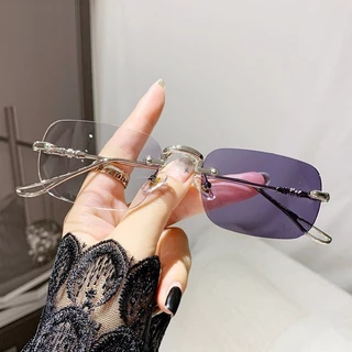 2025 Óculos Anti Radiação Fotocrômicos Para Mulheres Homens Armação De Sem Aro Luz Azul