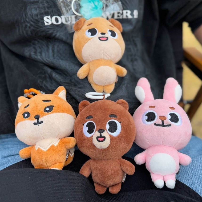Kpop DAY6 DENIMALZ Bolsa De Pelúcia Chaveiro Boneca Pingente