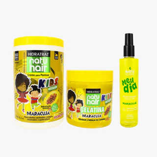 Kit Maracujá com Body Splash, Creme para Pentear e Gelatina
