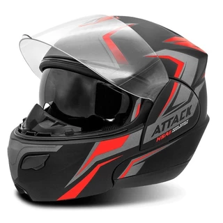 Capacete Moto Esportivo Robocop Articulado Escamoteável Modular Pro Tork Attack Hsa Masculino Feminino Motociclista Motoqueiro