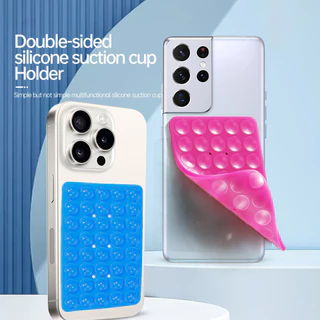 Suporte Multifuncional De Silicone De Sucção Para Telefone Celular De Dupla Face 40 Ventosas De Caixa IPhone E Android Acessórios Móveis Compatíveis