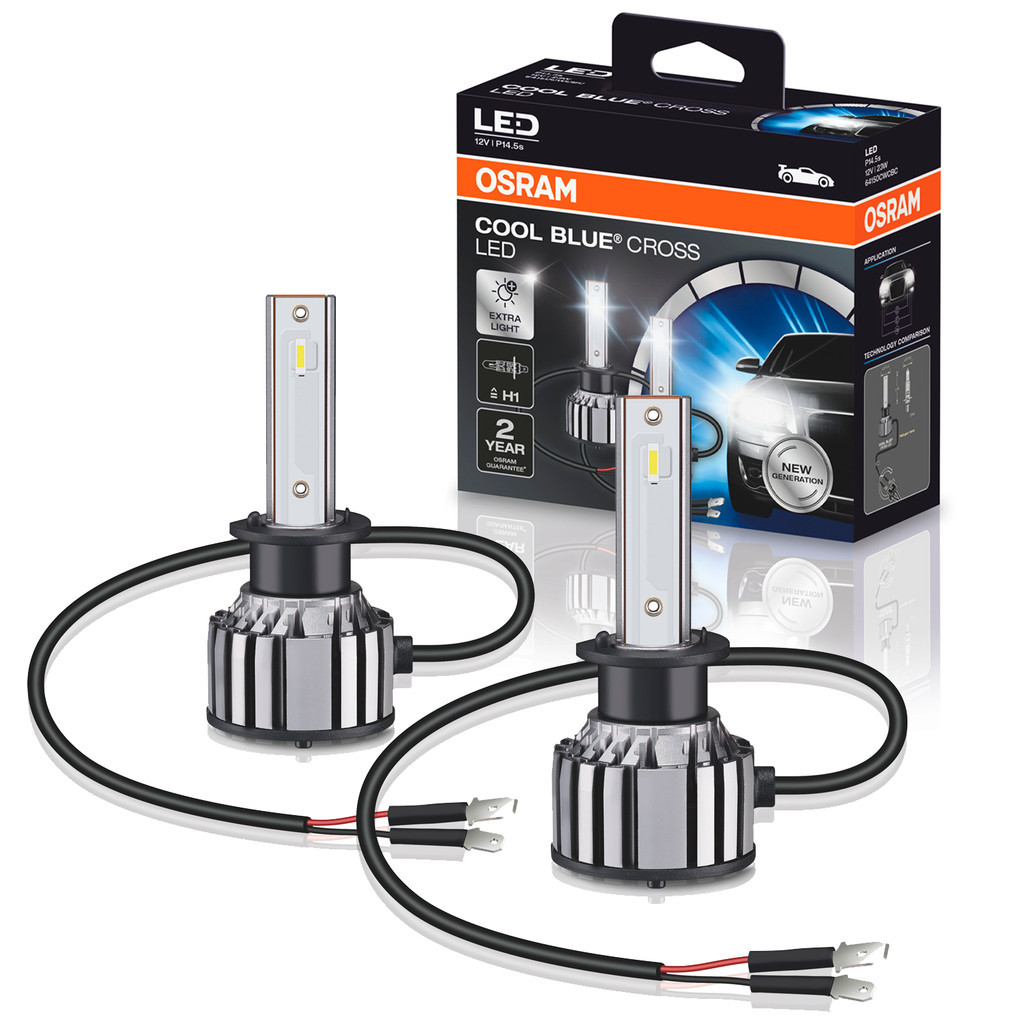 Lâmpada de LED Farol Alto Duster Oroch 2016 Até 2022 Osram Cool