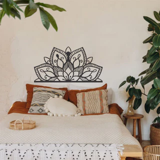 Meia Mandala Mdf Decoração Cabeceira Quarto Sala Ambientes Corredores