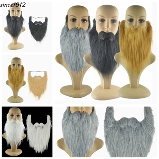 SINCE Barba Falsa Realista , Artificial Bigode Halloween Long Fluff DIY Mustache Party Props