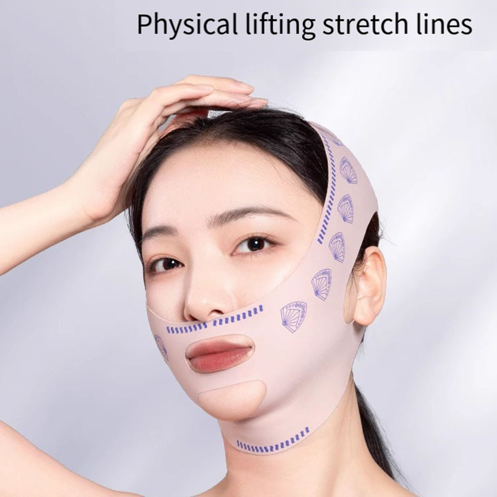 Lifting Mask Chin Cheek V-Line Bandage Respirable Reusable Anti