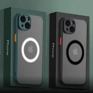 Capas Magnéticas De Carregamento Sem Fio Para iPhone 15 14 13 12 11 Pro Max Mini XS 7 8 Plus XR 14