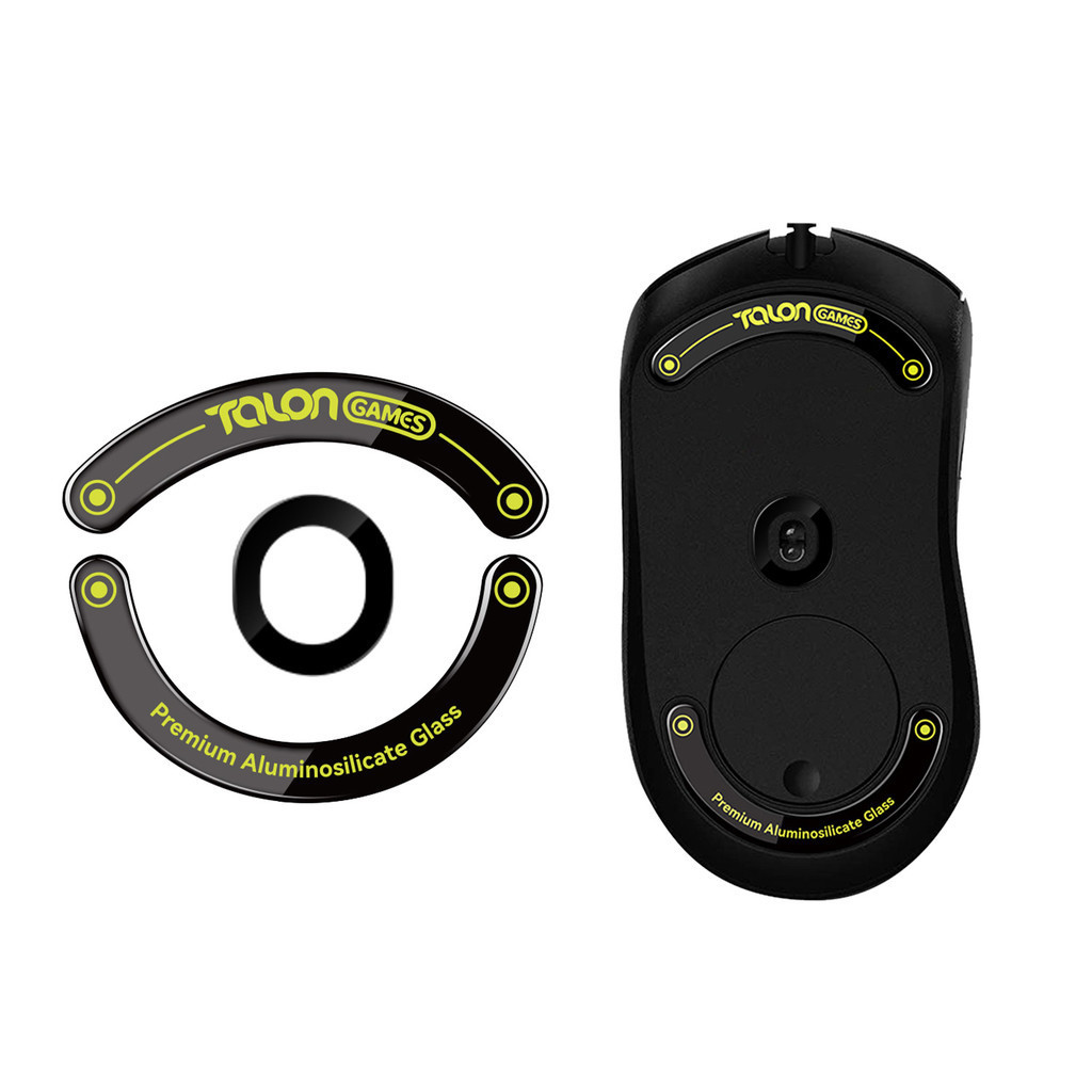 Talongames p s de rato de vidro patins sensor para logitech g403 g603