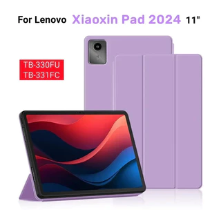 Capa Para Lenovo Xiaoxin Pad 2024 11 "TB-331FC Flip Suporte Capa Protetora Para Tab M11 11 polegada TB330FU Tablet Case Auto Wake UP