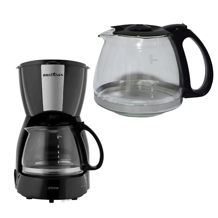 JARRA DE VIDRO PARA CAFETEIRA BRITÂNIA CP15 BCF19 CAPACIDADE: 600ML COR ...