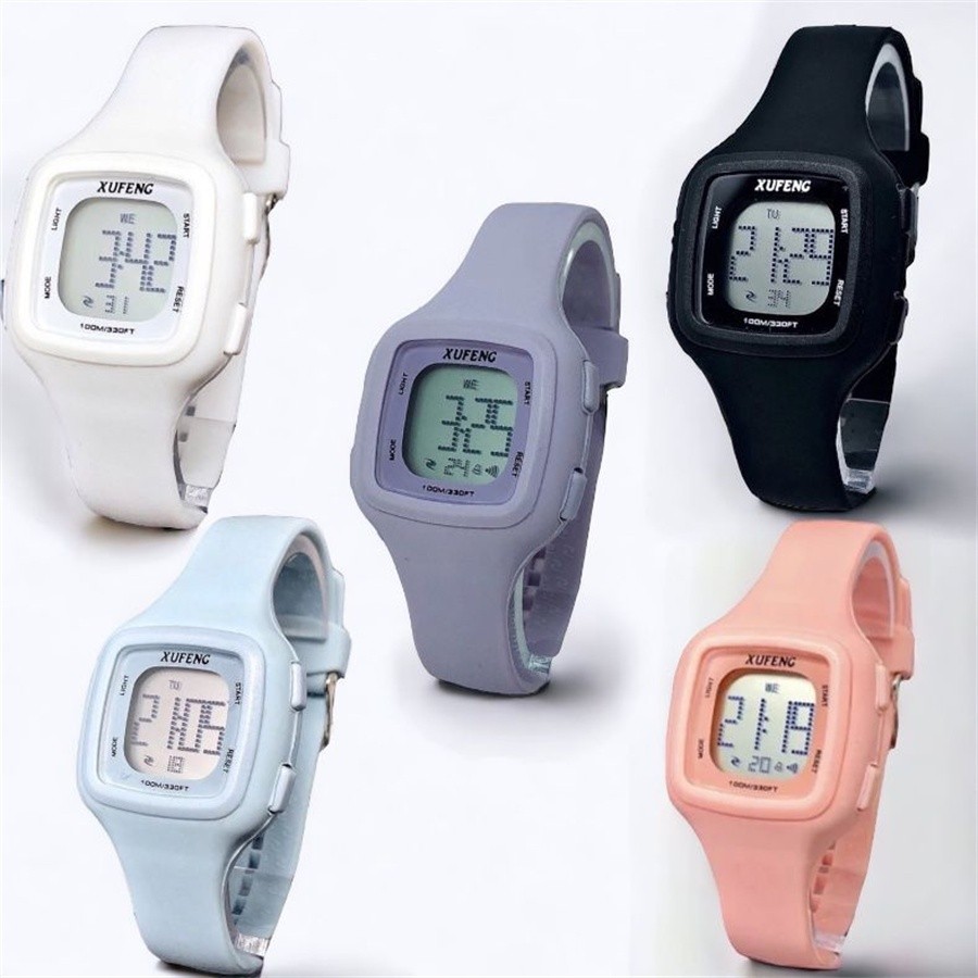 Relógio feminino Xufeng de cor doce de verão | Shopee Brasil