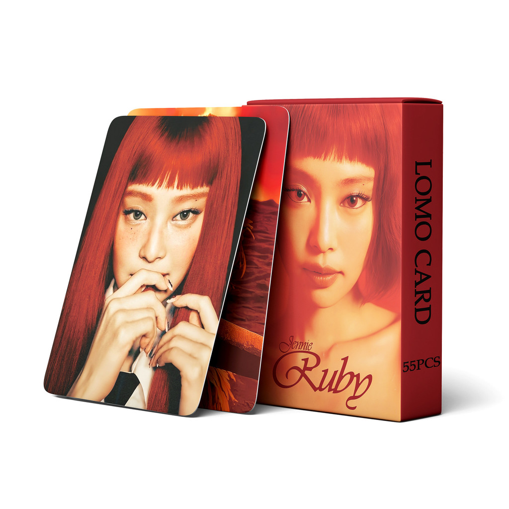 Blackpink JENNIE Como RUBY Photocard Lomo Cartão Postal 55pcs/box ...