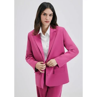 Blazer Feminino Oversized Em Crepe Hering + Nv