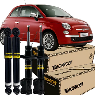 04 Amortecedores Dianteiro Traseiro Fiat 500 1.4 2007 2011 em Oferta na Shopee